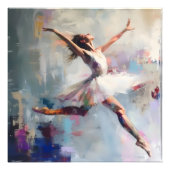 バレエダンサー抽象芸術アート フォトプリント            (正面)