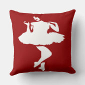 バレエダンサー装飾用クッション クッション (裏面)