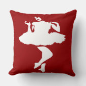 バレエダンサー装飾用クッション クッション (正面)