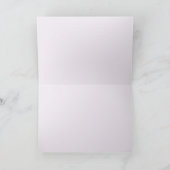 バレエダンサー超リアルムーンお客様のパーソナライズに感謝 カード (内部)