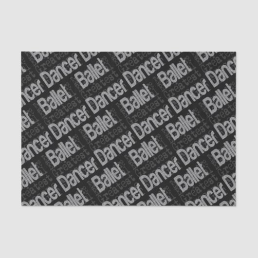 バレエダンサー超常連ティッシュペーパー 薄葉紙 (正面)