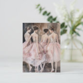 バレエダンサー4枚はがき ポストカード (スタンド正面)