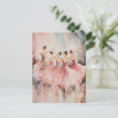 バレエダンサー5葉書 ポストカード (スタンド正面)