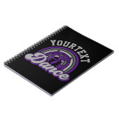 バレエダンサー クラシックダンス パフォーマー ノートブック (左側)