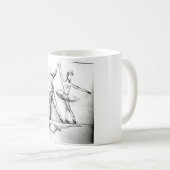 バレエダンサー コーヒーマグカップ (正面右)