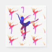 バレエダンサー スタンダードランチョンナプキン (正面)