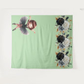 バレエダンサー タペストリー (正面(横))