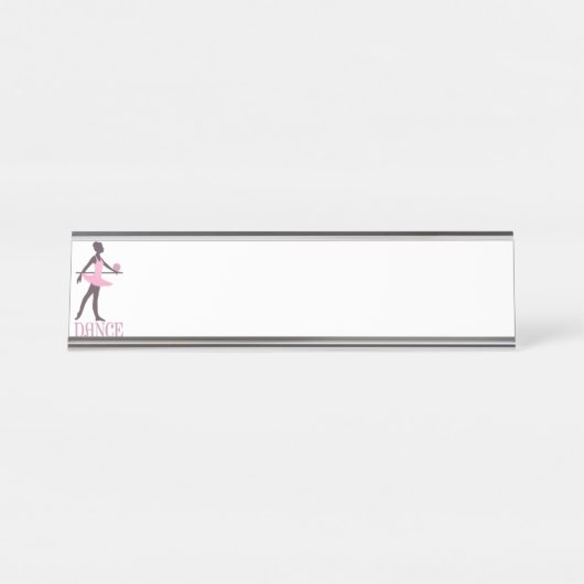 バレエダンサー デスクネームプレート (正面)