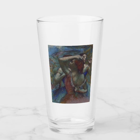 バレエダンサー(バレリーナス)(エドガー・デガス) タンブラーグラス (正面)