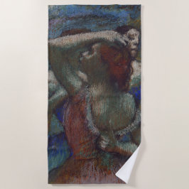バレエダンサー（バレリーナス）（エドガー・デガス） ビーチタオル