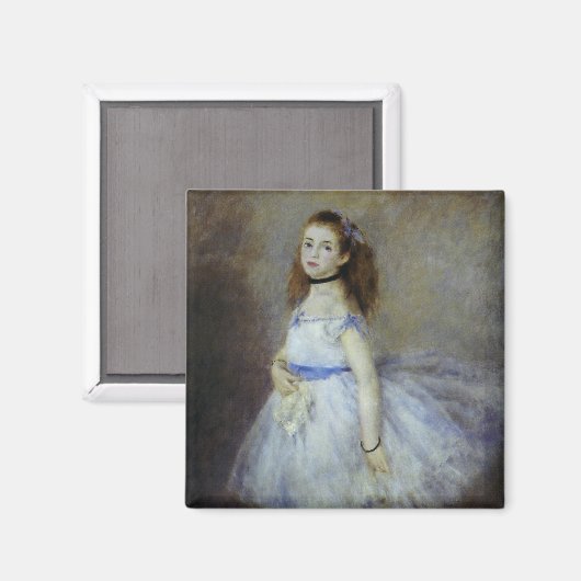 バレエダンサー:ピエールルノアールヴィンテージファインアート マグネット (正面/裏面)