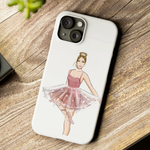 バレエダンサー、ファッション・スケッチ Case-Mate iPhone 14ケース