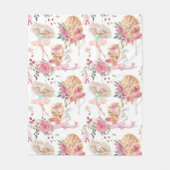 バレエダンサー フリースブランケット (正面)