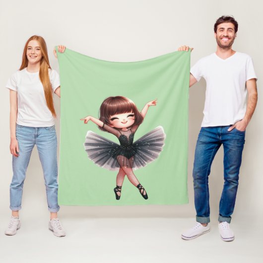 バレエダンサー フリースブランケット (インサイチュ)