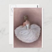 バレエダンサー ポストカード (正面/裏面)