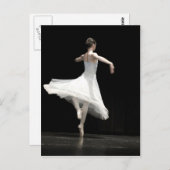バレエダンサー ポストカード (正面/裏面)