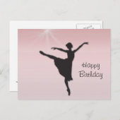 バレエダンサー ポストカード (正面/裏面)