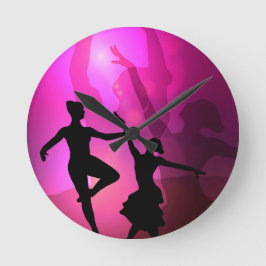 バレエダンサー ラウンド壁時計