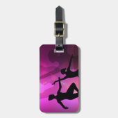 バレエダンサー ラゲッジタグ (正面縦)