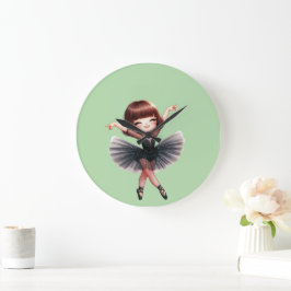 バレエダンサー ラージ壁時計