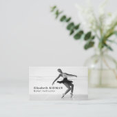 バレエダンサー、踊りインストラクター、ダンサー 名刺 (スタンド正面)