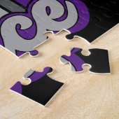 バレエダンサーADD文字クラシックダンスパフォーマー ジグソーパズル (側面)