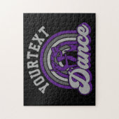 バレエダンサーADD文字クラシックダンスパフォーマー ジグソーパズル (縦)