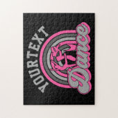 バレエダンサーADD文字クラシックダンスパフォーマー ジグソーパズル (縦)