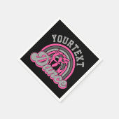 バレエダンサーADD文字クラシックダンスパフォーマー スタンダードカクテルナプキン (角)