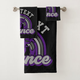 バレエダンサーADD文字クラシックダンスパフォーマー バスタオルセット