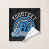 バレエダンサーADD文字クラシックダンスパフォーマー バスタオルセット (ウォッシュタオル)