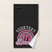 バレエダンサーADD文字クラシックダンスパフォーマー バスタオルセット (ハンドタオル)