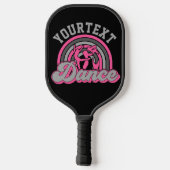 バレエダンサーADD文字クラシックダンスパフォーマー ピックルボールラケット (裏面)