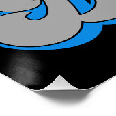 バレエダンサーADD文字クラシックダンスパフォーマー ポスター (コーナー)