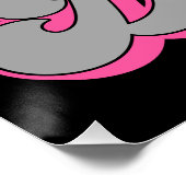 バレエダンサーADD文字クラシックダンスパフォーマー ポスター (コーナー)