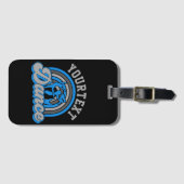 バレエダンサーADD文字クラシックダンスパフォーマー ラゲッジタグ (正面横)