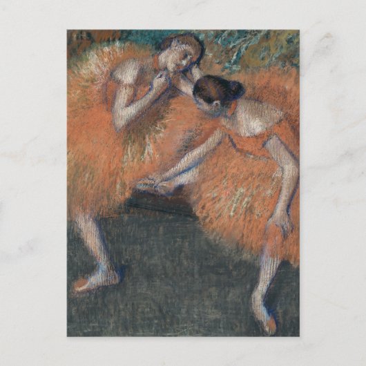 バレエダンサーEdgar Degas ポストカード (正面)
