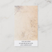 バレエダンサーII /テクスチャ 名刺 (裏面)