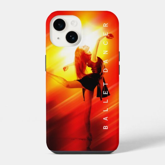 バレエダンサーiPhoneケース iPhoneケース (裏面)