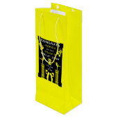 バレエダンスおめでとう ワインギフトバッグ (裏面アングル)