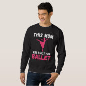 バレエダンスが得意なバレエママにぴったり スウェットシャツ (正面フル)