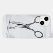 バレエダンスはさみバレリーナ超現実エレガント Case-Mate iPhoneケース (裏面 (横))