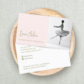 バレエダンスインストラクター写真 名刺