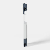 バレエダンスシルエットウーマンガール iPhoneケース (左側面)