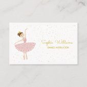 バレエダンススクールビジネスカード 名刺 (正面)