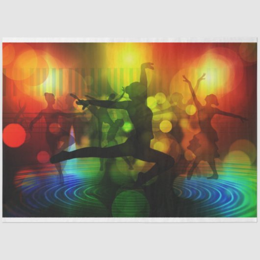 バレエダンスステージデコページ 薄葉紙 (正面)