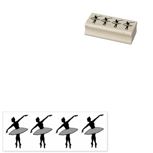 バレエダンスダンサーつま先踊りバレリーナスタンプ ラバースタンプ (押印)