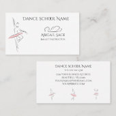 バレエダンスバレリーナアンドスワンプロフェッショナル 名刺 (正面/裏面)