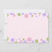 バレエダンスパーティの招待状 招待状 (裏面)