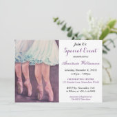 バレエダンスパーティーイベントへようこそ 招待状 (スタンド正面)